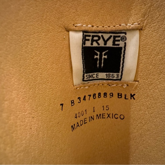 NWT Black Leather Frye Boots - Picture 10 of 11